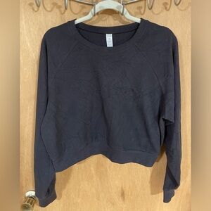 PARAGON- fleece cropped crew neck